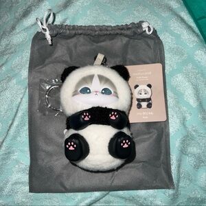 Mofusand Kiramekko Fluffy Kittens Collectible Plush Pendant “Panda”